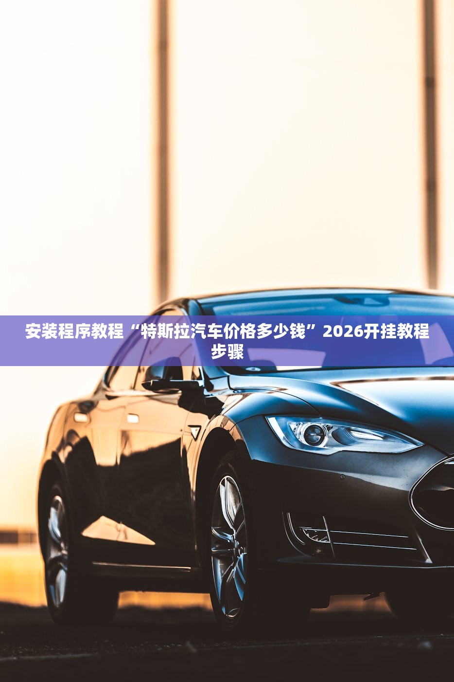 安装程序教程“特斯拉汽车价格多少钱	”2026开挂教程步骤