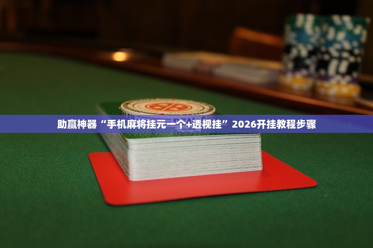 助赢神器“手机麻将挂元一个+透视挂	”2026开挂教程步骤