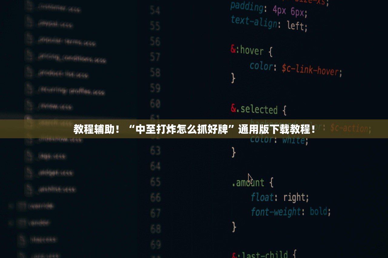 教程辅助！“中至打炸怎么抓好牌”通用版下载教程！