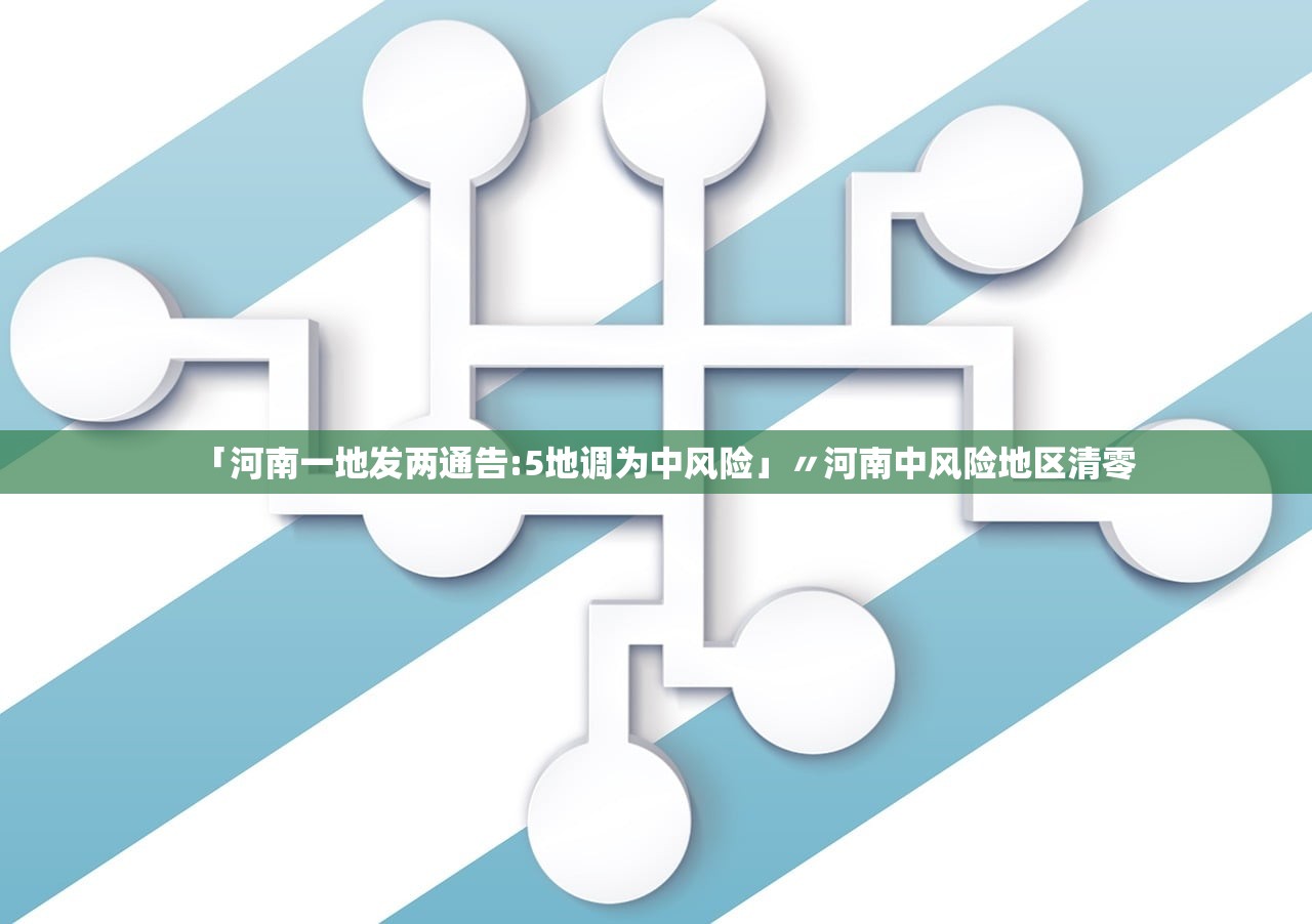 「河南一地发两通告:5地调为中风险」〃河南中风险地区清零