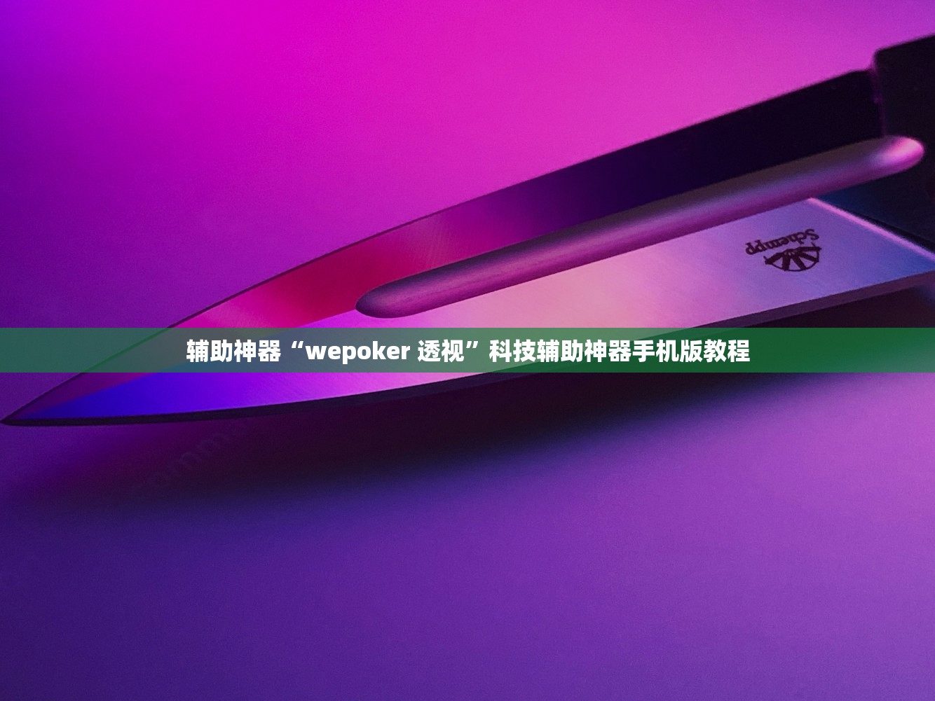 辅助神器“wepoker 透视”科技辅助神器手机版教程
