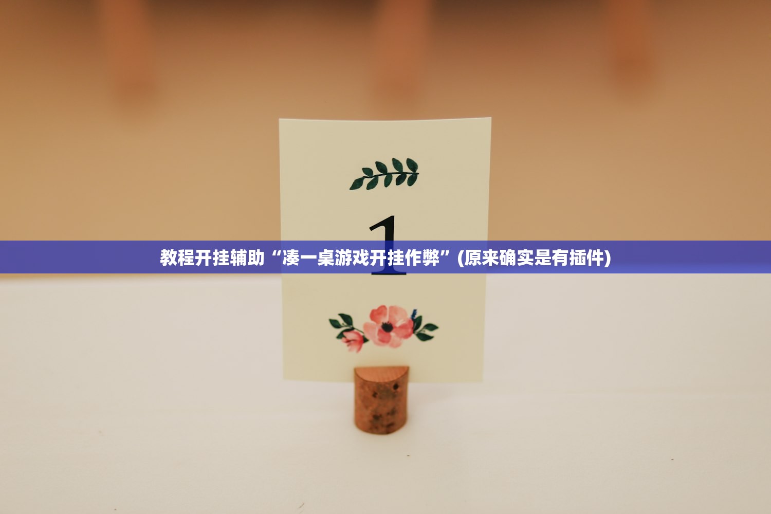 教程开挂辅助“凑一桌游戏开挂作弊”(原来确实是有插件)