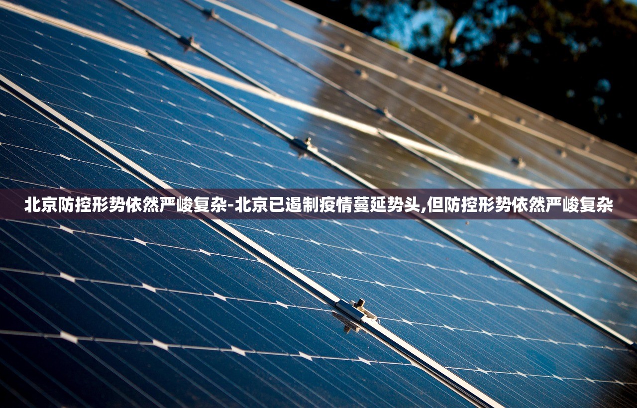 北京防控形势依然严峻复杂-北京已遏制疫情蔓延势头,但防控形势依然严峻复杂
