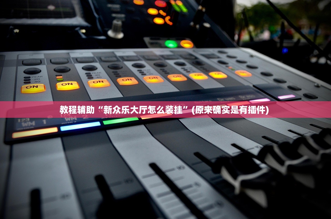 教程辅助“新众乐大厅怎么装挂	”(原来确实是有插件) 
