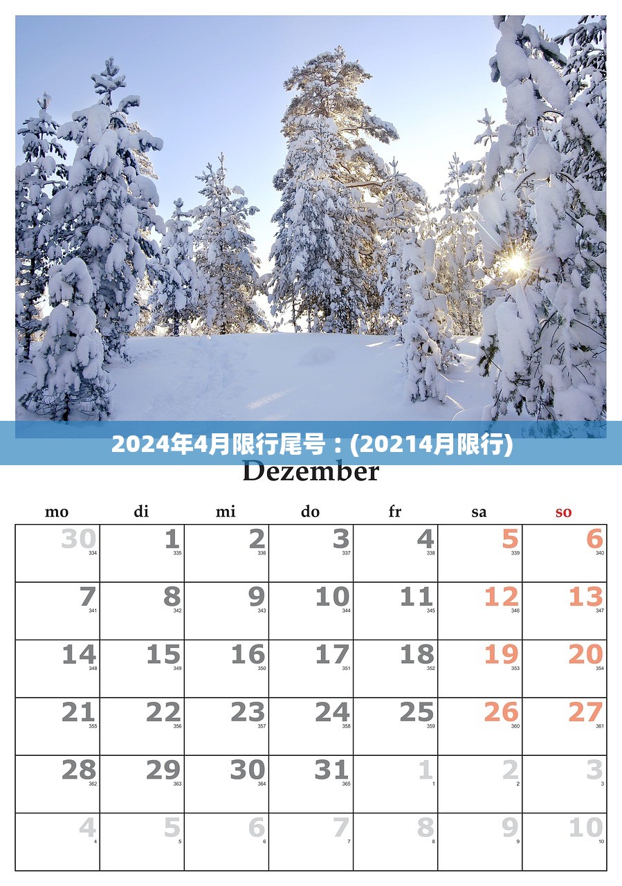 2024年4月限行尾号︰(20214月限行)