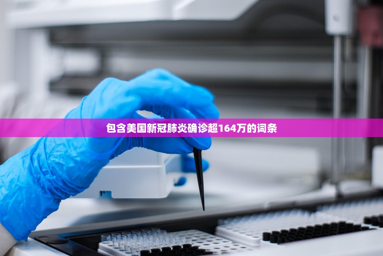 包含美国新冠肺炎确诊超164万的词条