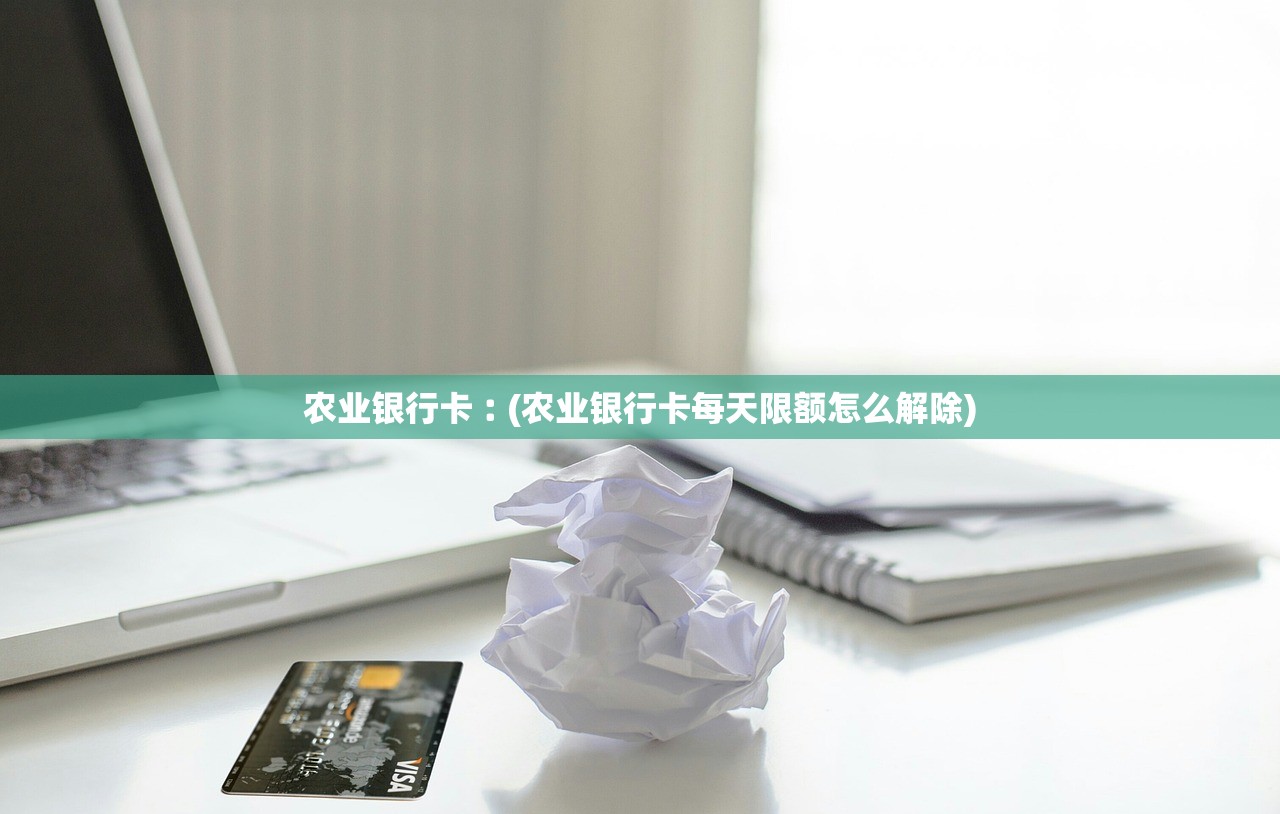 农业银行卡︰(农业银行卡每天限额怎么解除)