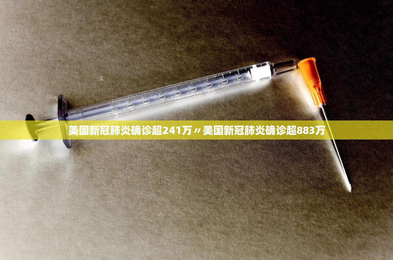 美国新冠肺炎确诊超241万〃美国新冠肺炎确诊超883万