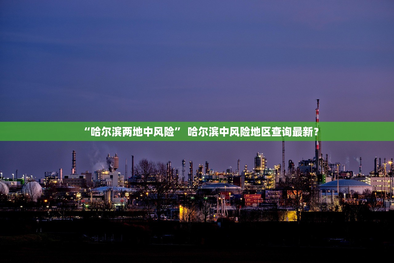 “哈尔滨两地中风险	” 哈尔滨中风险地区查询最新？