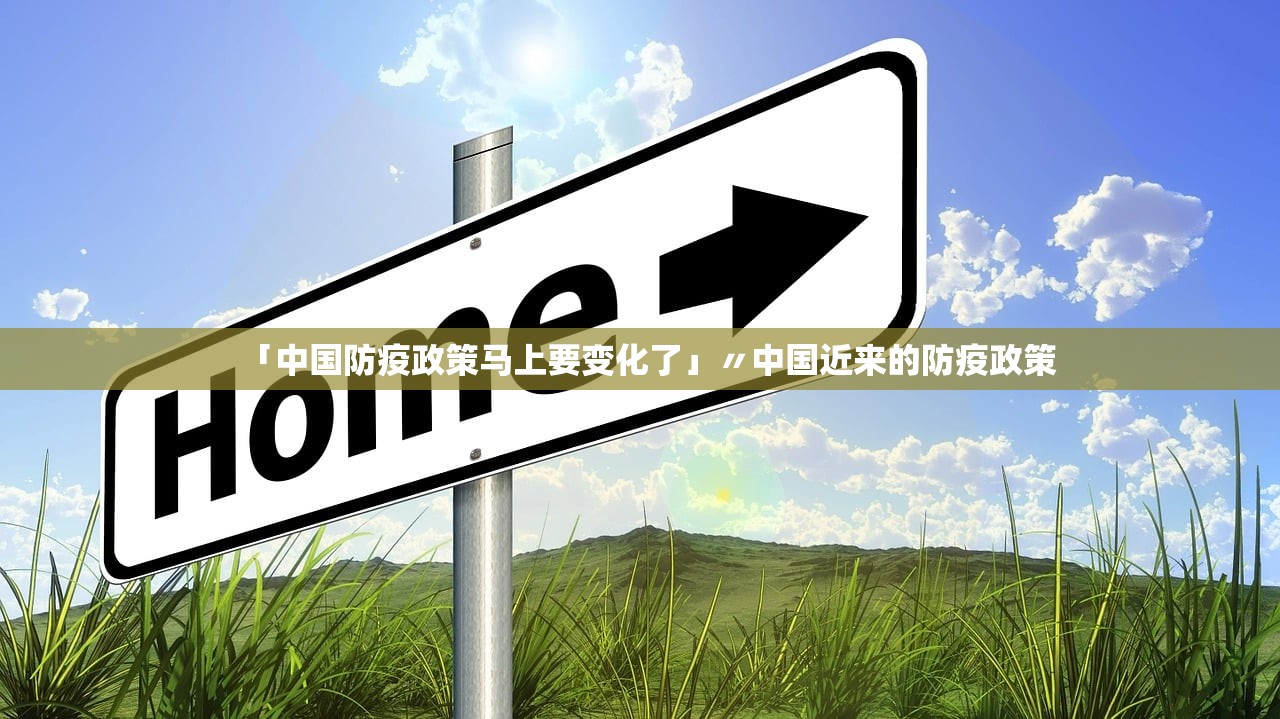 「中国防疫政策马上要变化了」〃中国近来的防疫政策 「中国防疫政策马上要变化了」〃中国近来的防疫政策